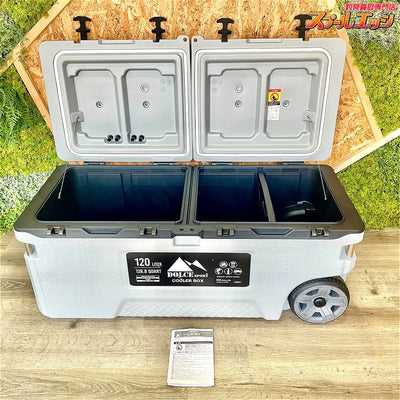 【ドルチェ】 超特大クーラーボックス 120L ハードクーラーボックス 水抜き栓 キャスター付 DOLCE K_300