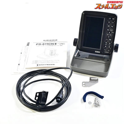 【ホンデックス】 5型ワイドカラー液晶 PS-611CN2 PS611CNII 振動子TD04A付 GPSアンテナ内蔵 ポータブルGPS HONDEX K_060