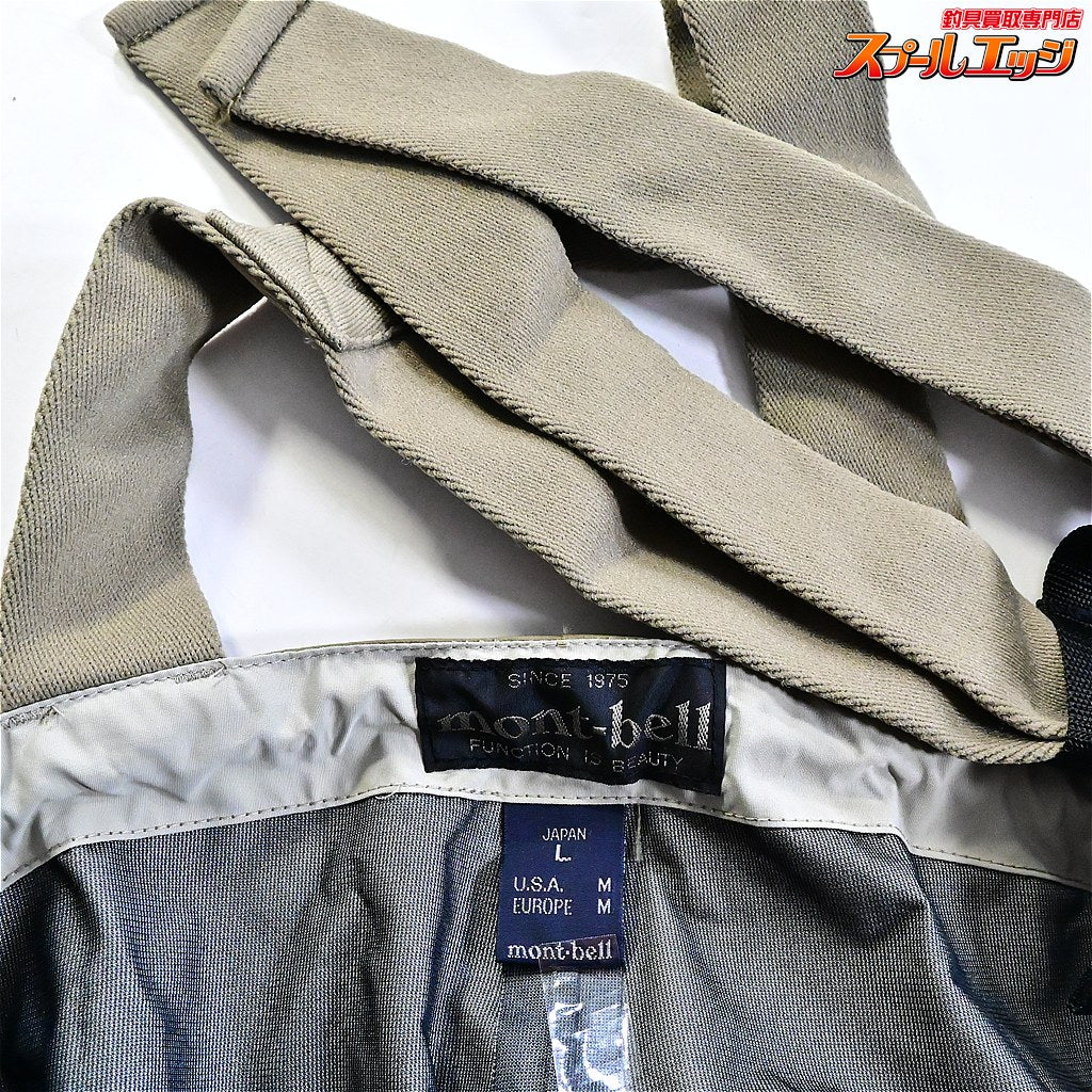 【モンベル】 ゴアテックス チェストハイウエイダー サイズ ジャパンLサイズ 保管用ダッフルバック付 mont-bell GORE-TEX K_080