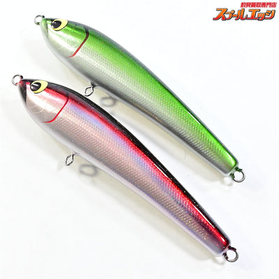 【ウッドリーム】 アキヤ 200 グリーンバックラメ&ワインバックラメ 2個セット Woodream Akiya 海水用ルアー K_060