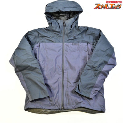 【シマノ】 インサレーション レインジャケット RB-034W ブルーチャコール サイズアジアXL SHIMANO RAIN JACKET 防寒 防水 K_080