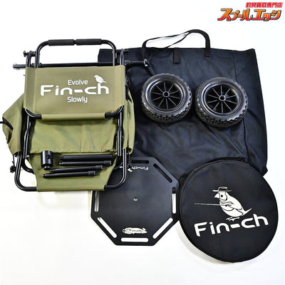 【フィンチ】 運べてイイッス バギーチェア 収納バッグ付 & どこでもテーブル 専用ケース付 Fin-ch アウトドア K_180