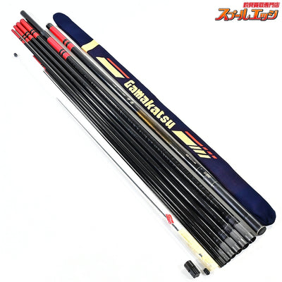 【がまかつ】 がま鮎 マルチフレックス 100 伸徹 硬調 80-90 替え穂2本付 GAMAKATSU MULTIFLEX SHINTETSU アユ K_179