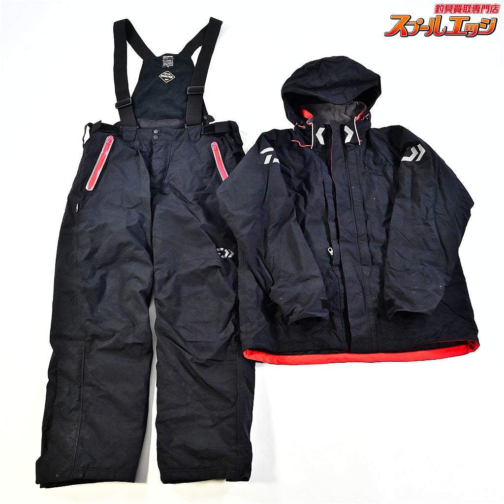 ★☆【ダイワ】 ゴアテックス コンビアップ ハイロフトウィンタースーツ DW-1303 サイズ2XL ブラック 上下 DAIWA GORE-TEX K_120★☆e09844 ダイワ】 ゴアテックス コンビアップ ハイロフトウィンタースーツ