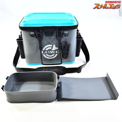 【がまかつ】 ラグゼ タックルバック ハードRH LE401 シアンxグレー 縦32x横40x高さ32cm GAMAKATSU LUXXE K_146