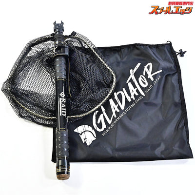 【レイドジャパン】 グラディエーター ランディングネット RLN-350 スーパートリックスター ランガンステー装着 収納ケース付 RAID-JAPAN GLADIATOR LANDING NET K_100