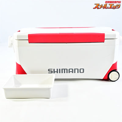 【シマノ】 24スペーザライト 35L NS-E35Y キャスター付 レッド クーラーボックス SHIMANO SPAZA LIGHT K_189