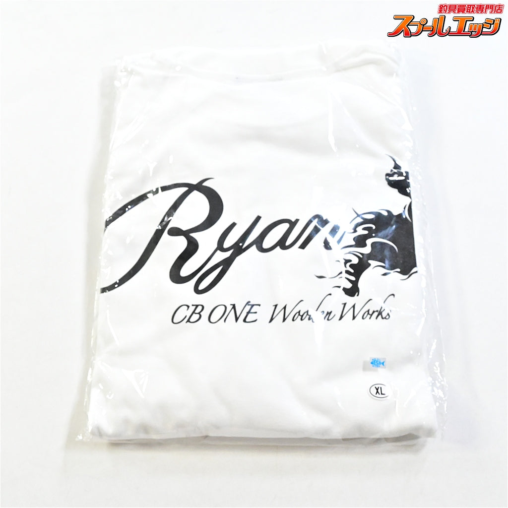 ★☆【CBONE】 シービーワン ライアン ロングTシャツ 長袖 サイズXL/LL ホワイト 2026フィッシングショー限定 CBONE RYAN K_060★☆e09854 CBONE】 シービーワン ライアン ロングTシャツ 長袖 サイズXL/LL