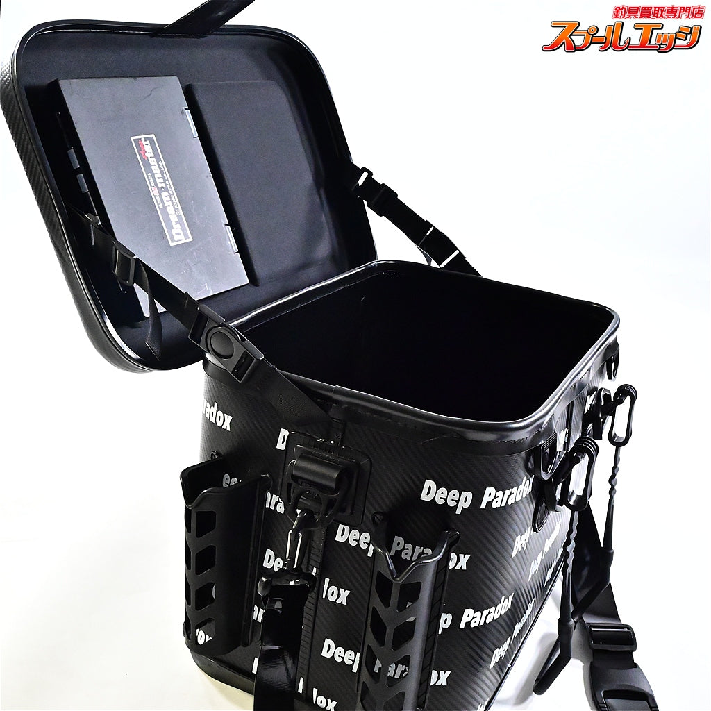 【ロデオクラフトxディープパラドックス】 RCカーボンタックルバッグ HBB-40RC 蓋ブラック Rodio craft Deep Paradox K_147