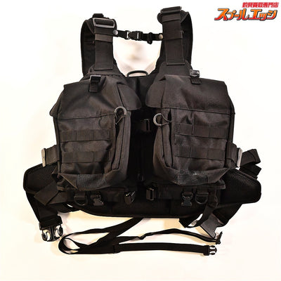 【ジャッカル】 バーサタイルゲームベスト ブラック JACKALL VERSATILE GAME VEST K_060