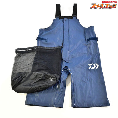 【ダイワ】 PUオーシャンレインハーフサロペット DR-6325P ネイビー レインウェア DAIWA K_100