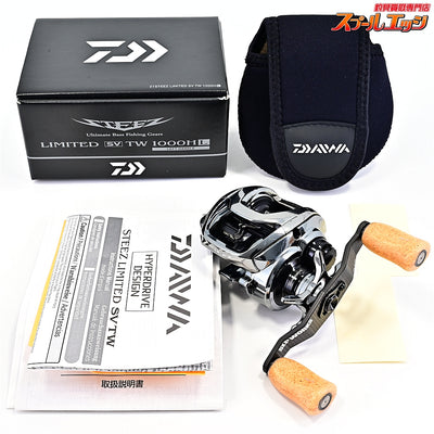 【ダイワ】 20スティーズ リミテッド SV TW 1000HL SLPW 23RCSBカーボンクランクハンドル90mm&Iシェイプコルクノブクリア装着 DAIWA STEEZ LIMITED LTD