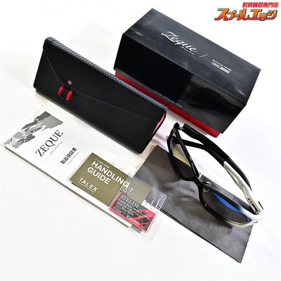 【ジールオプティクス】 ゼクー ステルス F-1934 ブラックxホワイトグラデーション トゥルービュースポーツ Zealoptics Zeque STELTH 偏光サングラス K_060