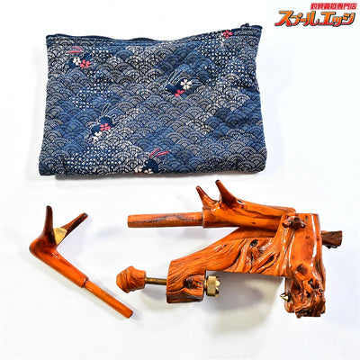 【ほしや作】 万力 竿掛け用枕付 ヘラブナ K_060