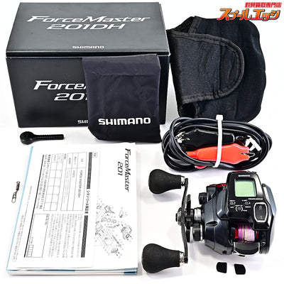 【シマノ】 22フォースマスター 201DH 使用距離19.5km 使用時間59.5時間 SHIMANO FORCE MASTER