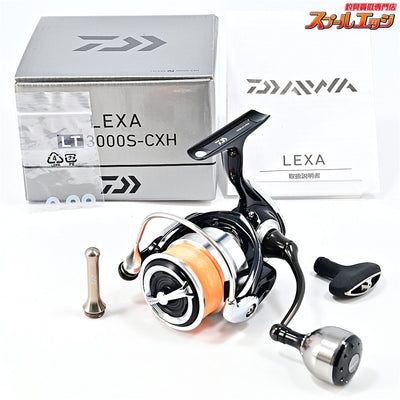 【ダイワ】 19レグザ LT 3000S-CXH ゴメクサスアルミ30mmパワーハンドルノブ装着 ZPIリールスタンドライト シルバー付 DAIWA LEXA
