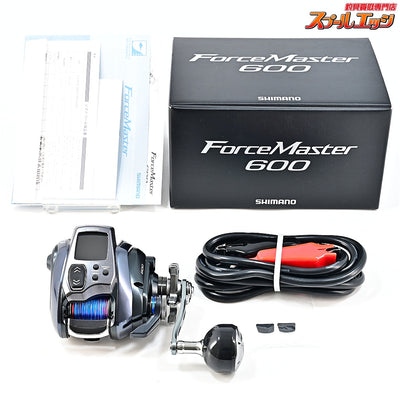 【シマノ】 23フォースマスター 600 使用距離0km 使用0時間 未使用PEライン2号300m装着 SHIMANO FORCE MASTER