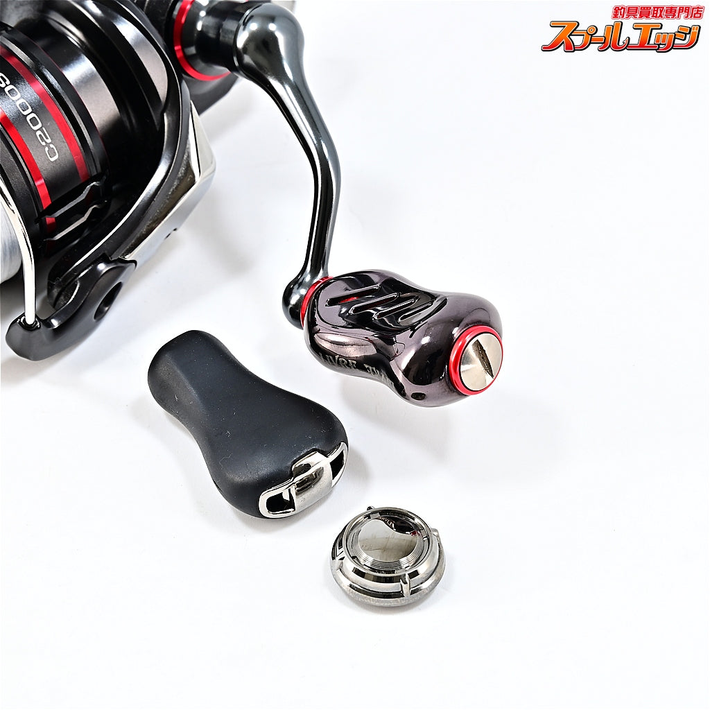 【シマノ】 20ヴァンフォード C2000S ヘッジホッグハンドルスクリューキャップ&リブレフィーノノブブラウンIP装着 SHIMANO VANFORD