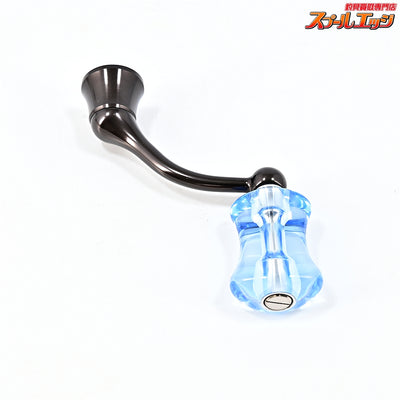 【ダイワ】 45mm純正ハンドル IOSファクトリー アクリスタII ブルー Aタイプ ソルト対応ノブ装着 DAIWA IOS FACTORY