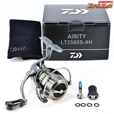 【ダイワ】 23エアリティ LT 2500S-XH SLPW Iシェイプザイオンノブ クリアブラック装着 MTCW ボディーバンパーシャフト1壱改チタン/オーロラ付 DAIWA AIRTY