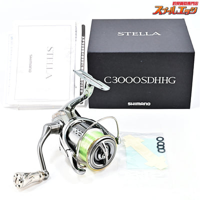 【シマノ】 18ステラ C3000SDHHG 55mmハンドル&リブレfフォルテノブ装着 SHIMANO STELLA
