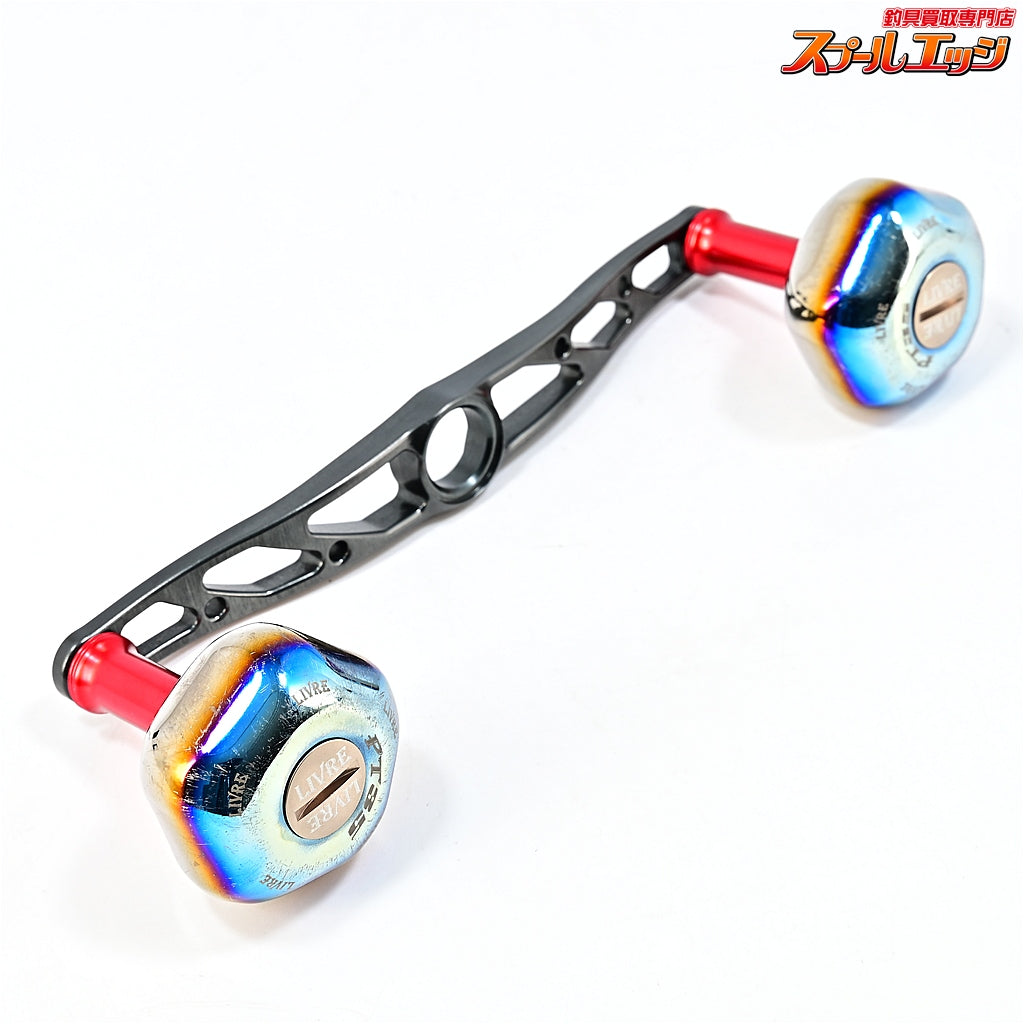 【リブレ】 クランク 130 ガンメタ PT35ノブチタン ダイワ右用センターナット付 LIVRE CRANK