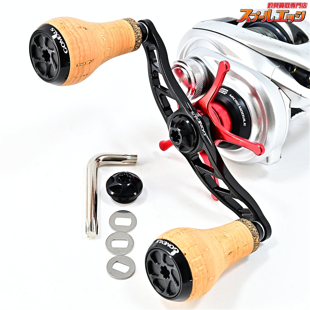 【シマノ】 16メタニウム MGL ノーマルギア ゴメクサス100mmカスタムハンドル装着 SHIMANO Metanium