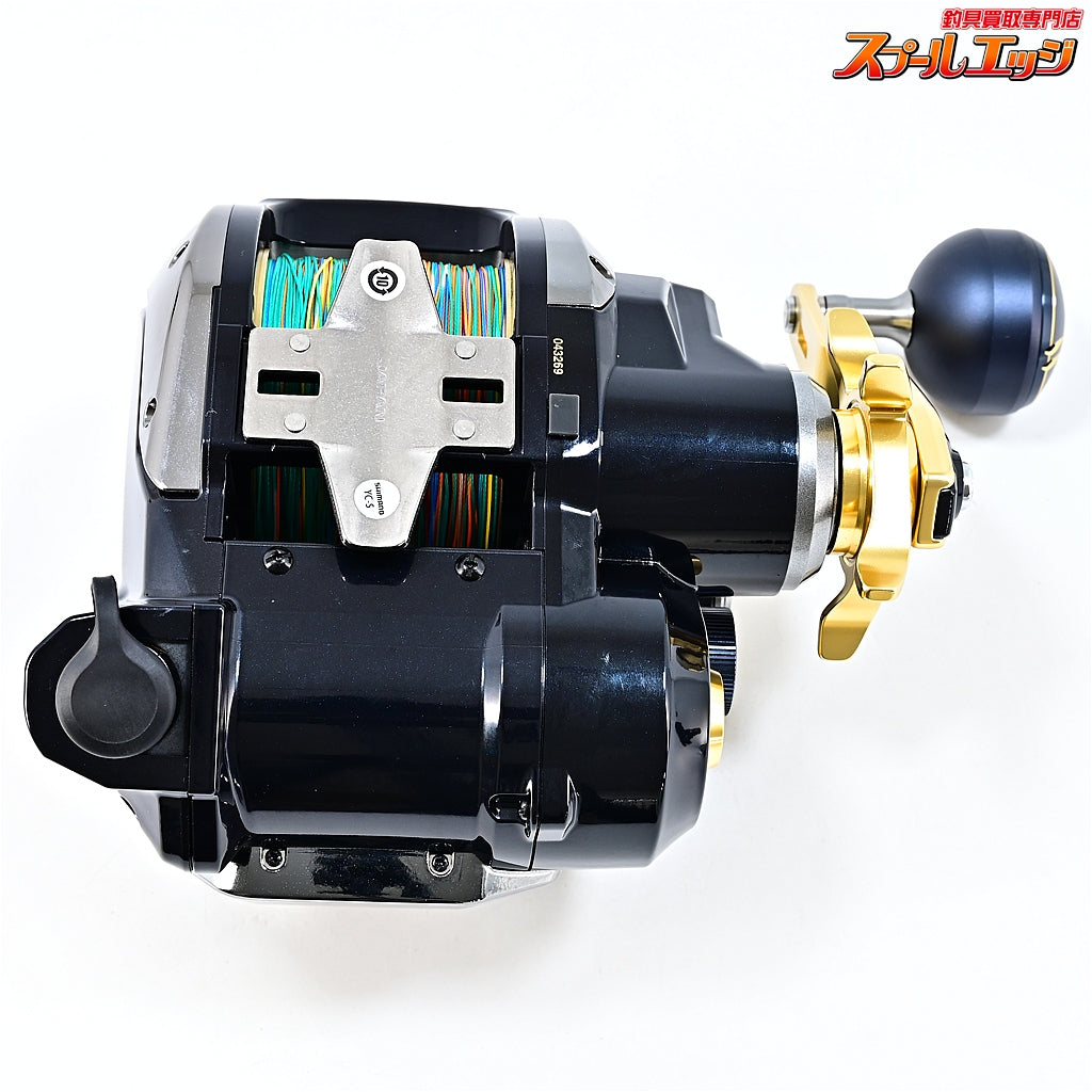 【シマノ】 22ビーストマスター MD6000 使用距離0.8km 使用0.1時間 未使用PEライン よつあみパワーハンター10号500m装着 SHIMANO BEAST MASTER