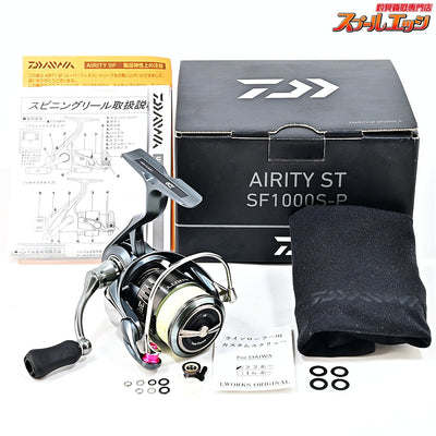【ダイワ】 23エアリティ ST SF 1000S-P IOSラインローラー&I.WORKSラインローラーカスタムスクリューピンク装着 DAIWA AIRITY