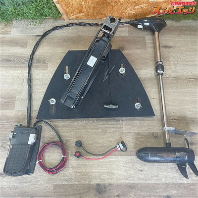 店頭受取のみ【モーターガイド】 フットコンエレキ デジタル 54LB 12V 無段階 シャフト長32インチ 約82cmにカット済 取付径35mm トロールパーフェクト&キャビテーションプレート&アンダーソンケーブル&マウントデッキ装着 Motor guide K_300