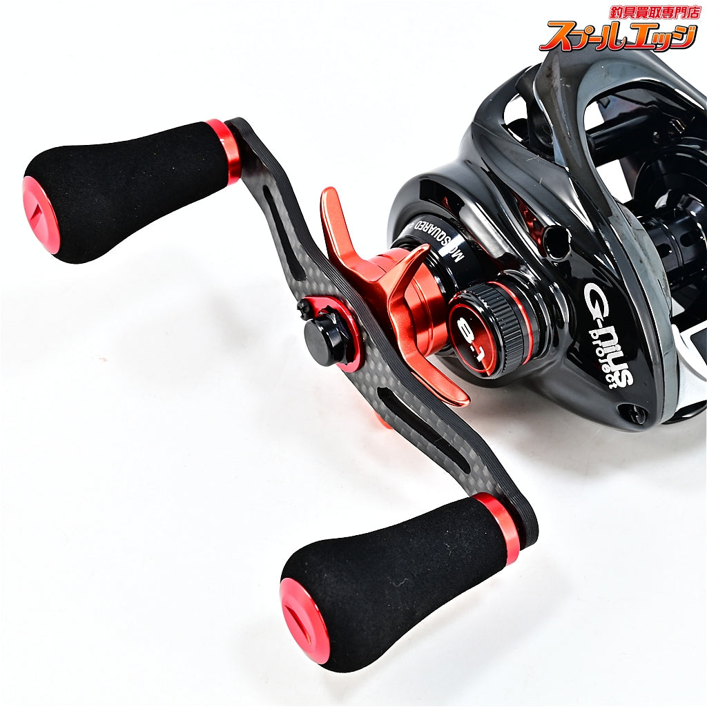 【ジーニアスプロジェクトxクレマン】 2023 グラビアス 8.1LH 深溝スプール&カスタムカーボンハンドル95mm装着 G-niusProjectxCREMAN GRAVIUS