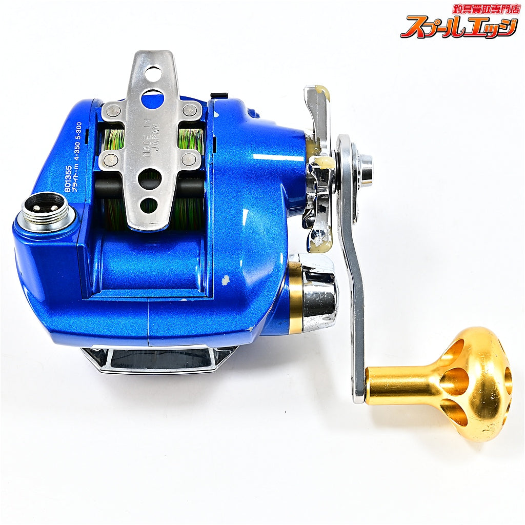 【ダイワ】 シーボーグ 400BD 使用距離199.4km 使用487時間 アイズファクトリーアルミラウンドノブ装着 DAIWA SEABORG