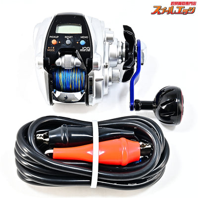 【ダイワ】 13シーボーグ 150J 使用距離65km 使用187時間 SLPWカラーアルミラウンドノブ ブラック装着 DAIWA SEABORG