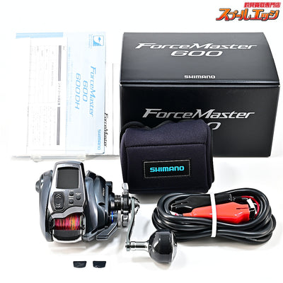 【シマノ】 23フォースマスター 600 使用距離0km 使用0時間 未使用PEライン3号300m装着 SHIMANO FORCE MASTER