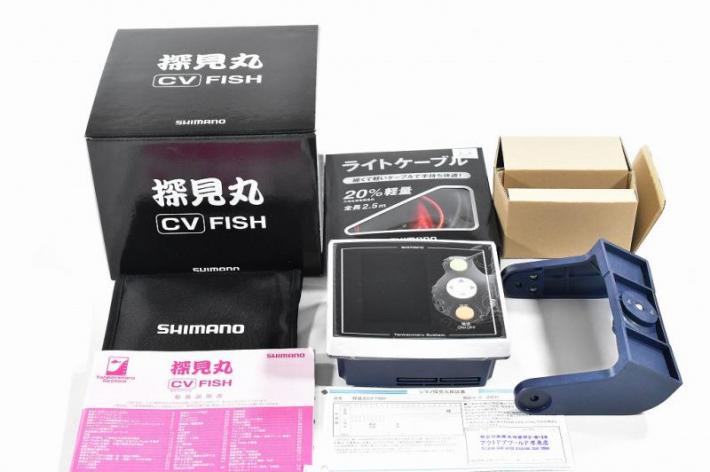 シマノ 13探見丸 Cv Fish アキュフィッシュ対応魚探 シマノ 14ライトケーブル付 K 060 スプールエッジネット