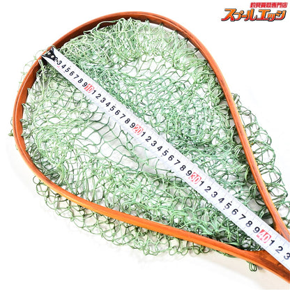 【ワイズカスタム】 ランディングネット ストレート 全長60cm ネット内径40x26cm 渓流 ネイティブ WISE-CUSTOM LANDING NET K_100