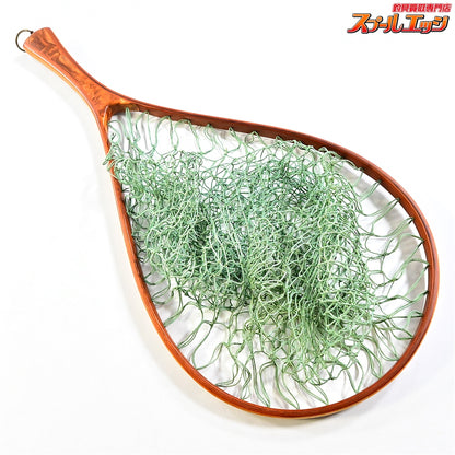 【ワイズカスタム】 ランディングネット ストレート 全長60cm ネット内径40x26cm 渓流 ネイティブ WISE-CUSTOM LANDING NET K_100