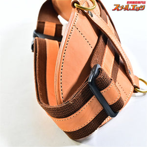 【レザースタイルペルフェット】 バックセーバーベルト LEATHER STYLE PERFETTO BACKSEVER BELT K_100