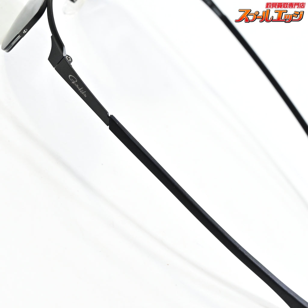 【がまかつ】 ブラックラスター GM-1775 GRN No2 偏光サングラス ガンメタxグリーン ハードケース付 GAMAKATSU BLACKLUSTER K_060