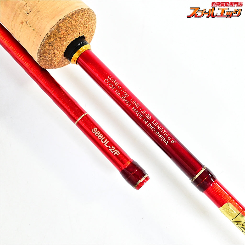 【シマノ】 19ワールドシャウラ テクニカルエディション S66UL-2/F SHIMANO WORLD SHAULA ニジマス ヤマメ イワナ アマゴ K_178