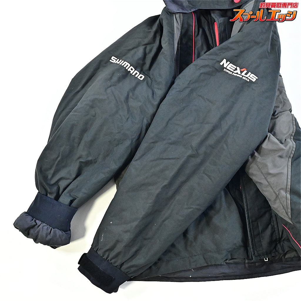 【シマノ】 ネクサス ドライシールドXT コンビネーションエクストリームコールドウェザースーツ RB-154E サイズLL ブラック SHIMANO NEXUS K_060