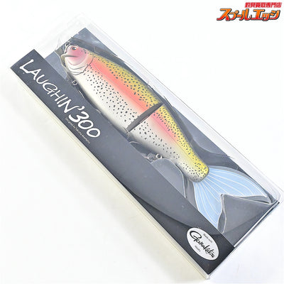【がまかつ】 ラグゼ ラフィン 300 グリッターレインボー GAMAKATSU LUXXE LAUGHIN バス シーバス 淡水用ルアー K_060