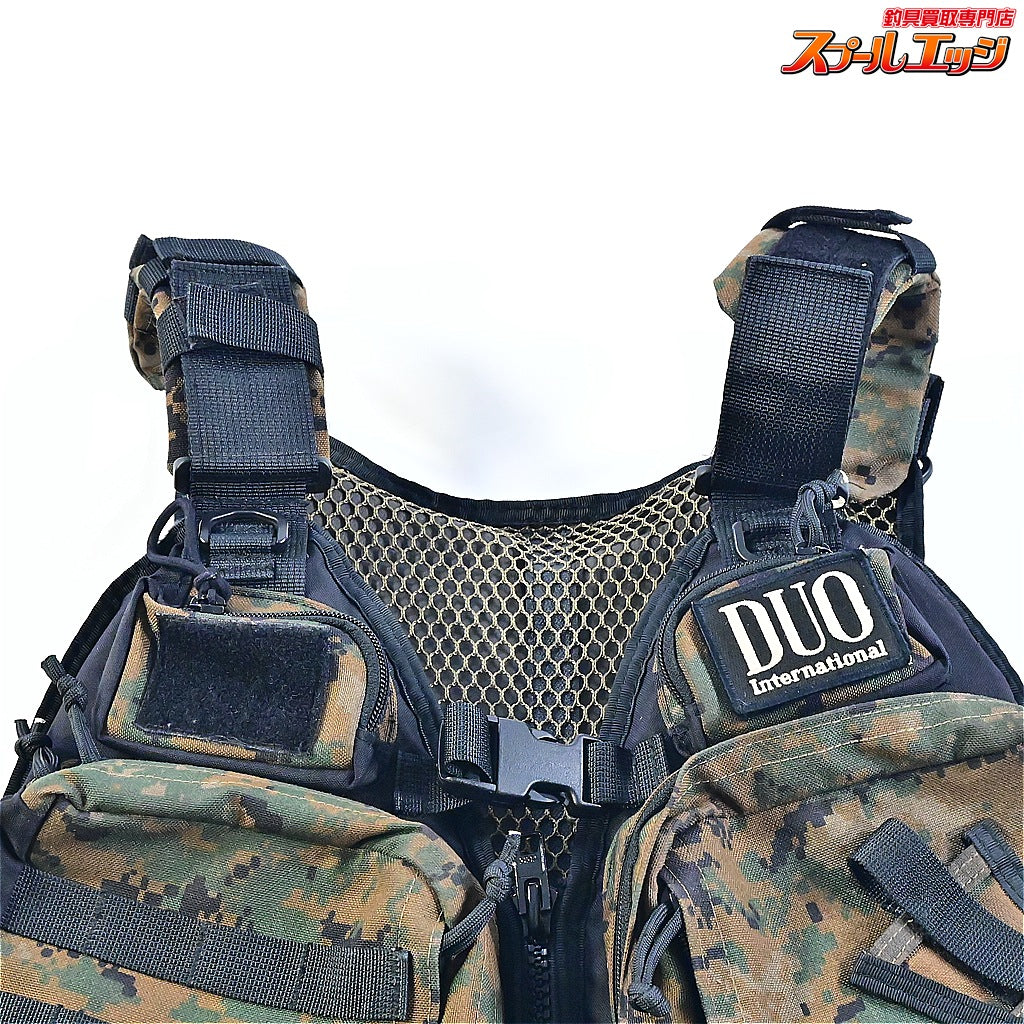 【サブロックxデュオ】 コラボ ヴィーワンベスト ドリンクホルダー付き カモ 限定100着 SUBROCxDUO V-one VEST K_100