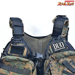 【サブロックxデュオ】 コラボ ヴィーワンベスト ドリンクホルダー付き カモ 限定100着 SUBROCxDUO V-one VEST K_100