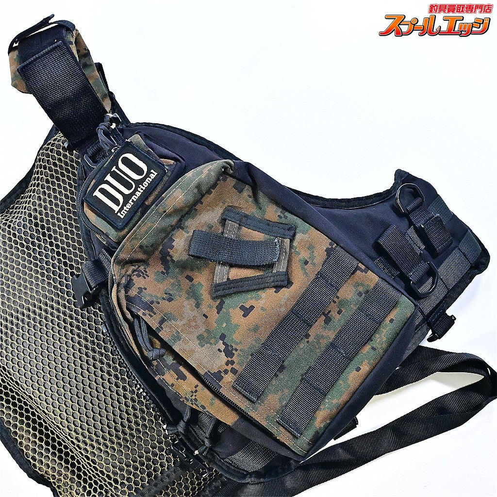 【サブロックxデュオ】 コラボ ヴィーワンベスト ドリンクホルダー付き カモ 限定100着 SUBROCxDUO V-one VEST K_100