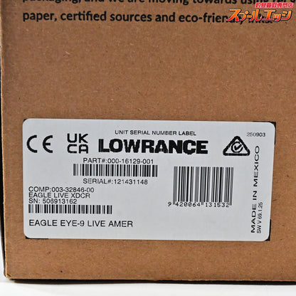 【ローランス】 イーグルアイ9 魚探 魚群探知機 日本語表示 LOWRANCE EAGLE EYE K_100