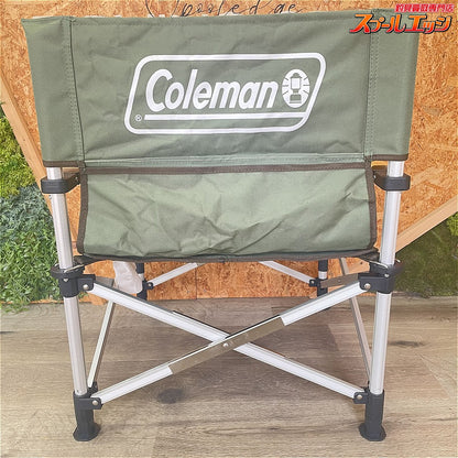 【コールマン】 ツーウェイキャプテンチェア グリーン ウッド 2段階高さ調整 折りたたみ式 Coleman 2WAY Camp Chair K_130
