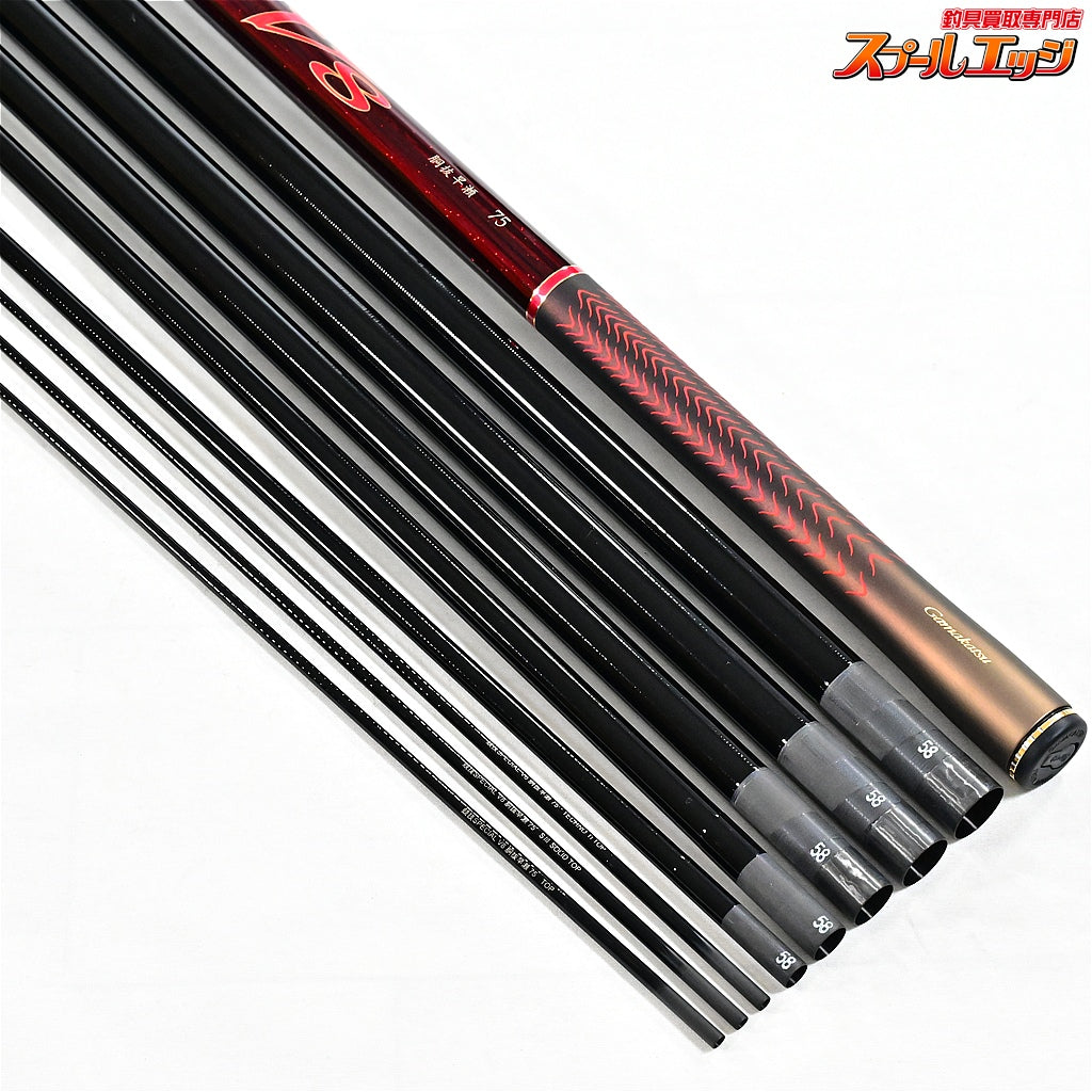 【がまかつ】 がま鮎 競技スペシャル V8 胴抜早瀬 75 Gamakatsu KYOGI-SPECIAL アユ K_190