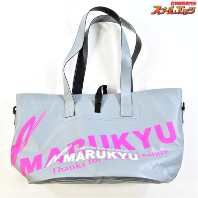 【マルキュー】 ドライトートバッグ MQ-01 グレー/ピンク サイズL MARUKYUモデル MARUKYU K_120