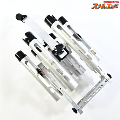 【ロデオクラフト】 スーパーカスタムロッドスタンド 7本仕様 シルバー アルミ製 角度調整 転倒防止機能搭載 Rodio-Craft SUPER CUSTOM ROD-STAND K_150
